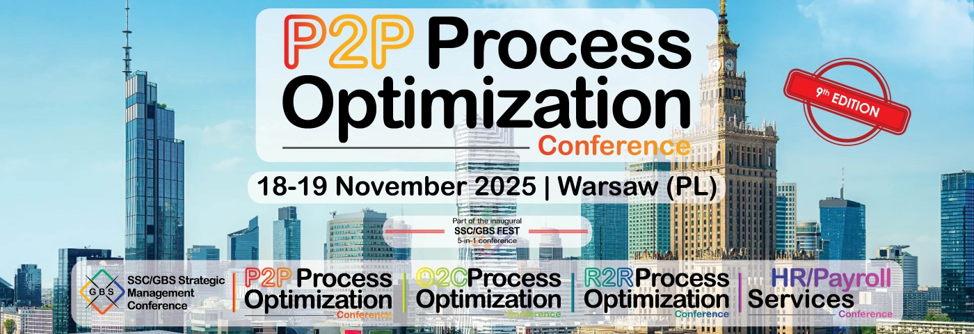 Homepage slider P2P Process Conference 2025 website by Connect Minds